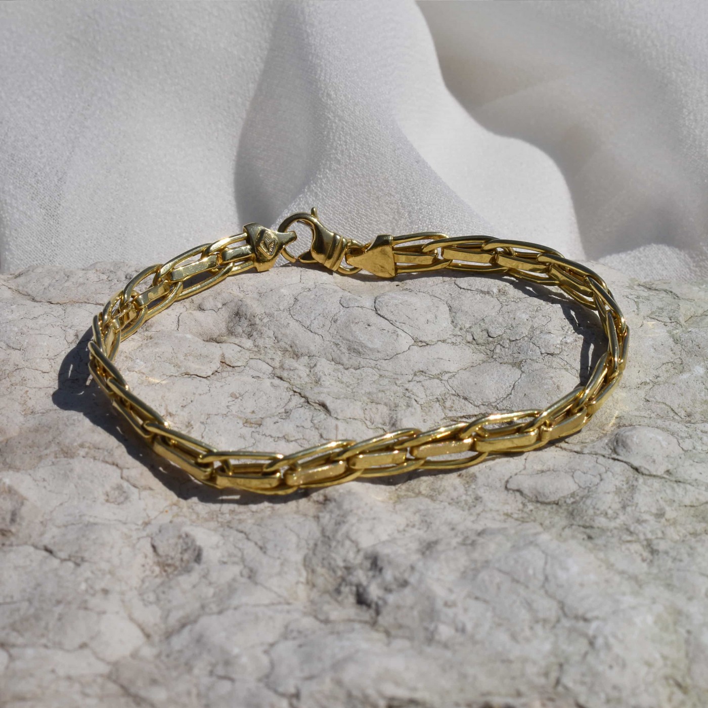 Bracciale a catena con maglie sottili