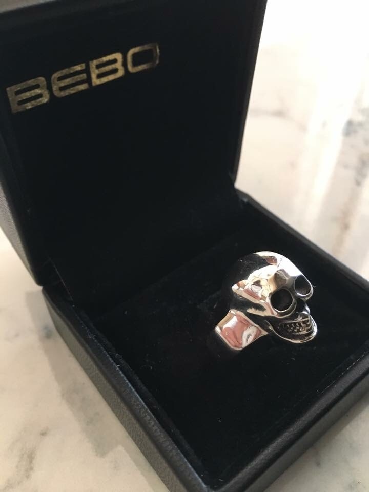 Anatomical Skull Ring - Rock