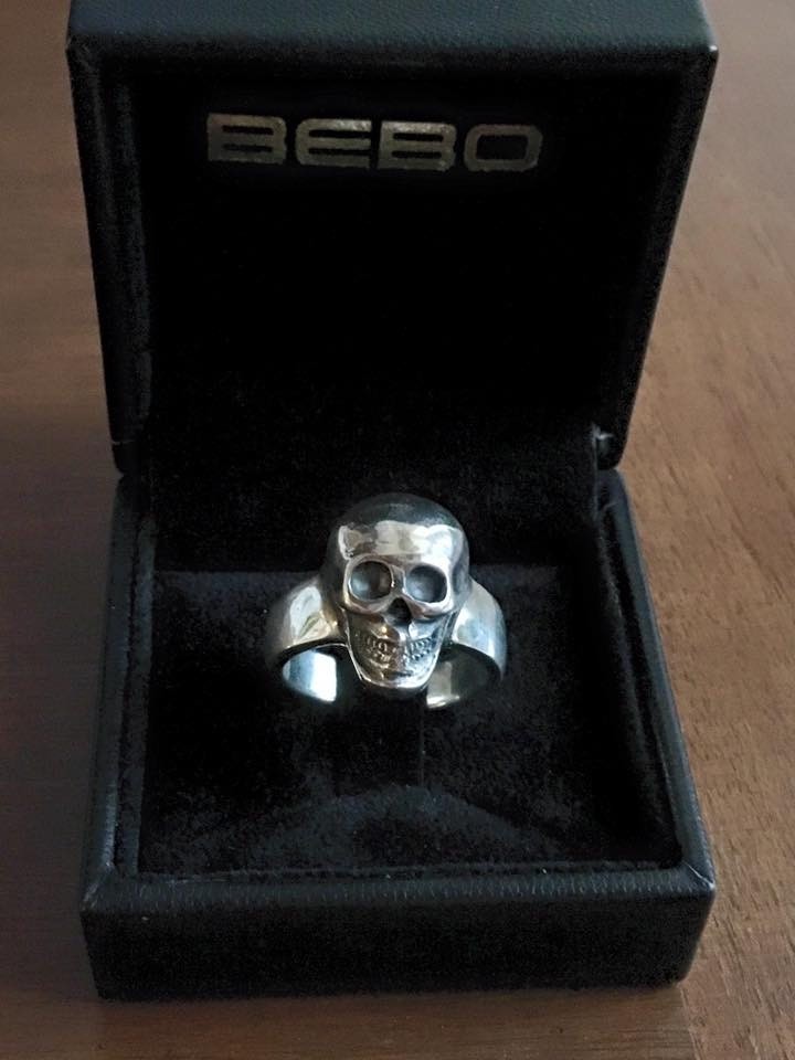 Anatomical Skull Ring - Rock