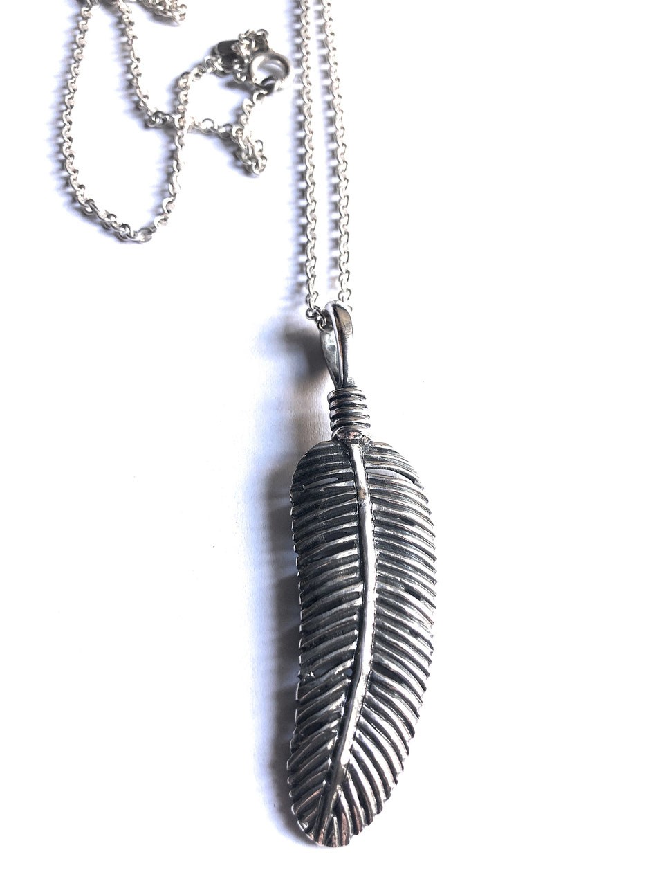 Feather Necklace - Rounded Version