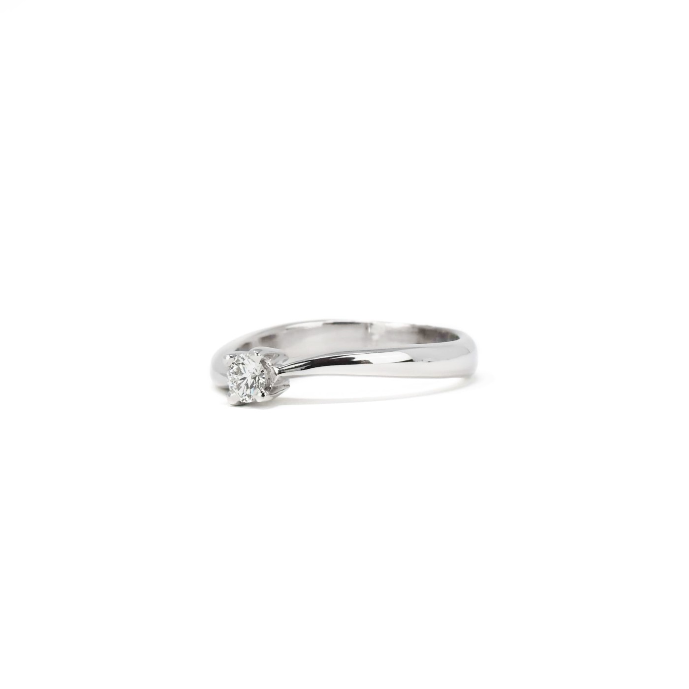 Anello brillante solitario 0,15 ct