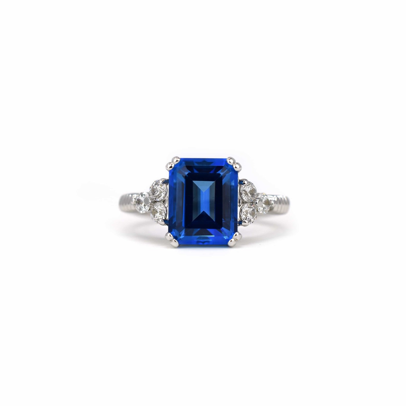 Anello quarzo azzurro