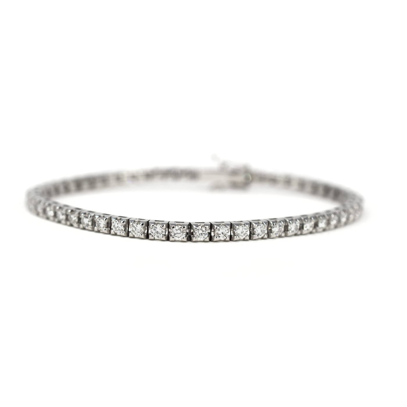 Bracciale tennis con brillanti 2,65 ct