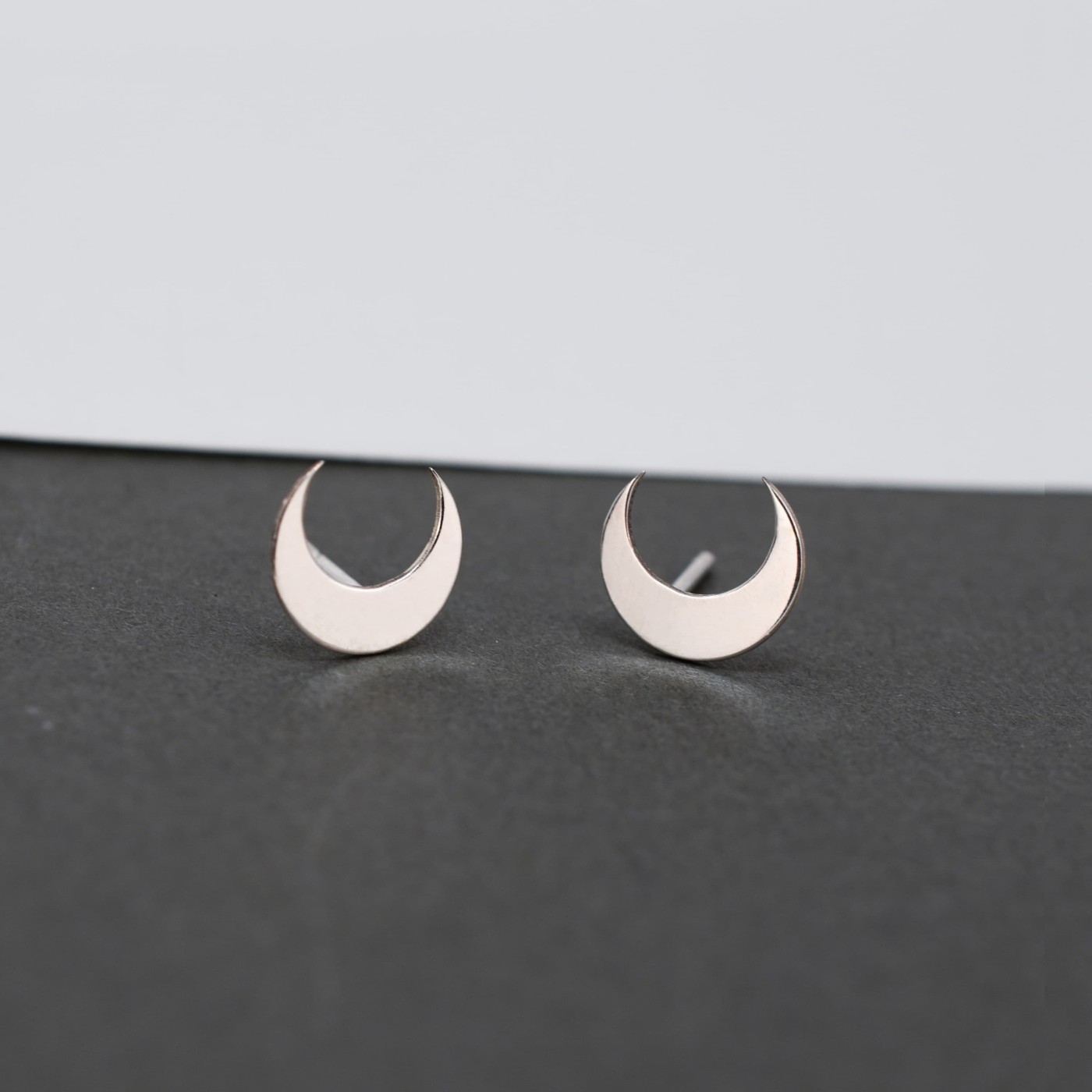 Orecchini a mezzaluna in argento 925
