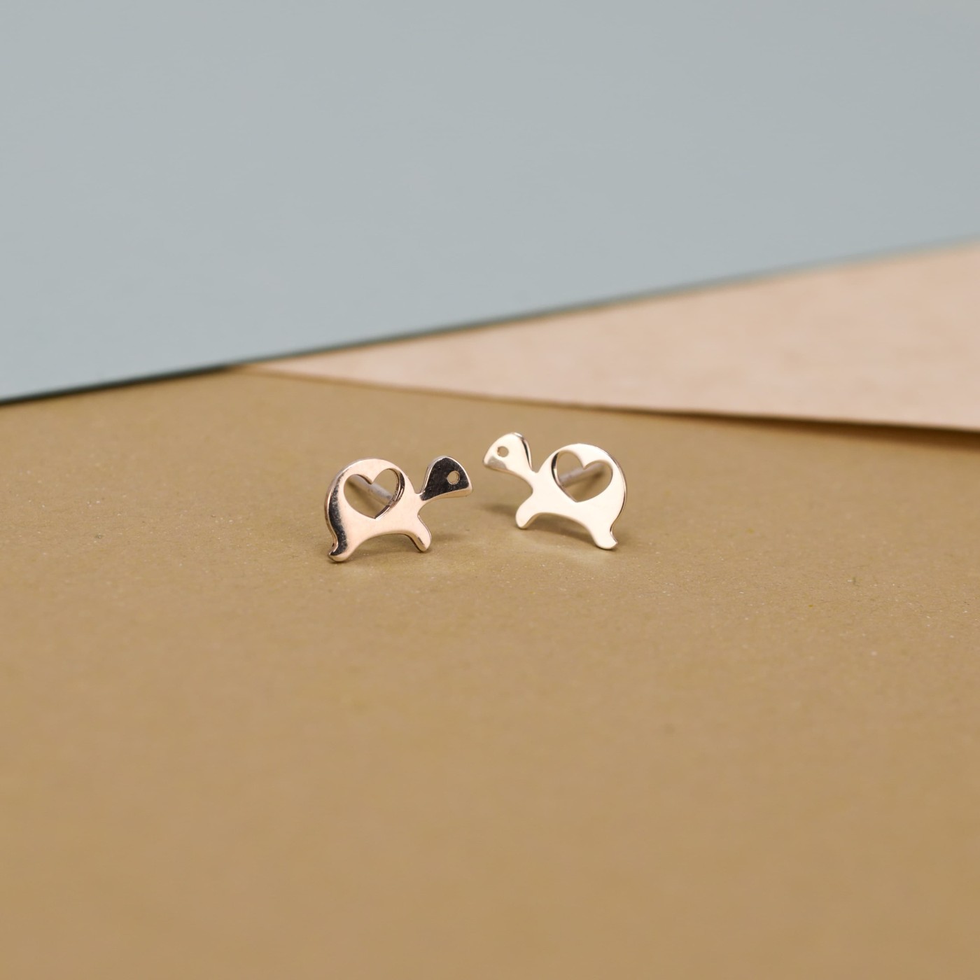 Orecchini a tartaruga in argento 925